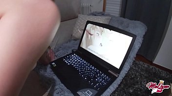 Hentai Little stepsister watching Hentai lets stepbrother fucks her pussy ( creampie )