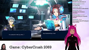 Livestream VTuber LewdNeko Plays CyberCrush 2069 Part 1