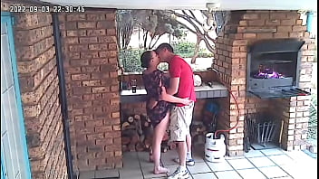 Wife-sharing Spy camera : couple caught fucking on the porch of the nature reserve