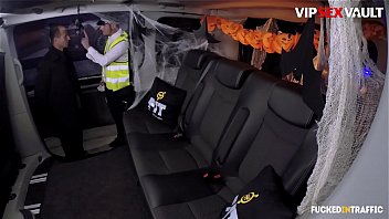 Big-tits-milf VIP SEX VAULT - #Jasmine Jae - Halloween Sex On The Van With A Busty Police Officer Lady