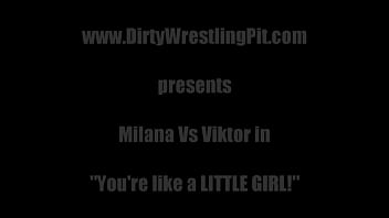 Wrestling Milana vs. Viktor 2