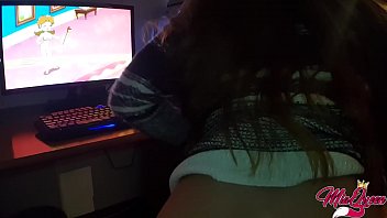 Petite Watching Hentai with my little stepsister and we ended having sex again