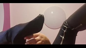 Femdom BDSM from sexy queen in latex